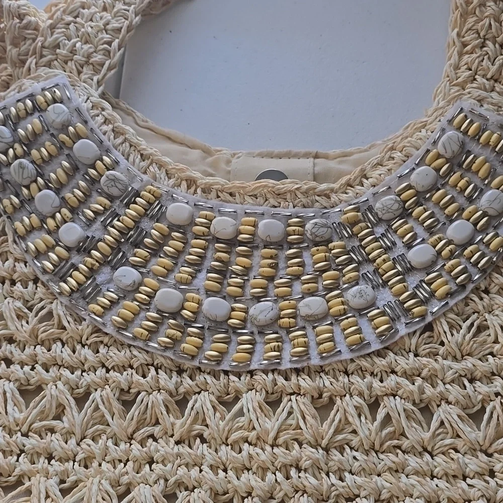 Sun N’ Sand Luna Sea Hobo Handbag Natural